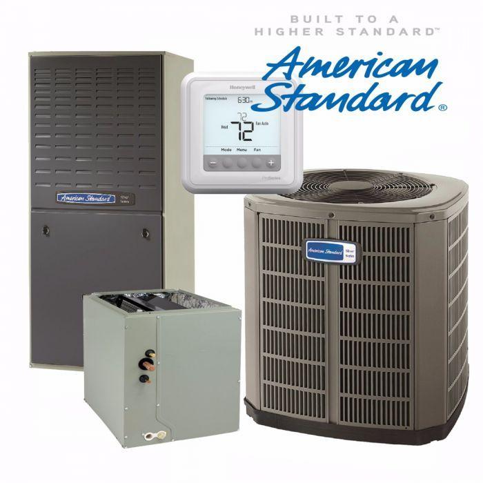 American Standard 3-Ton Gold 17 SEER 2-Stage Compressor with Gas Heat