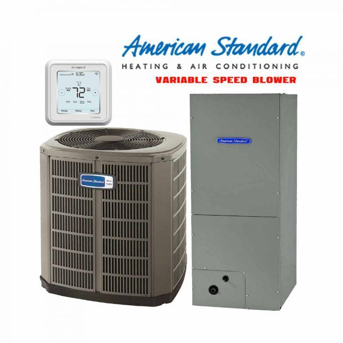 American Standard 2-Ton Gold 17 SEER 2-Stage Compressor with Electric Heat